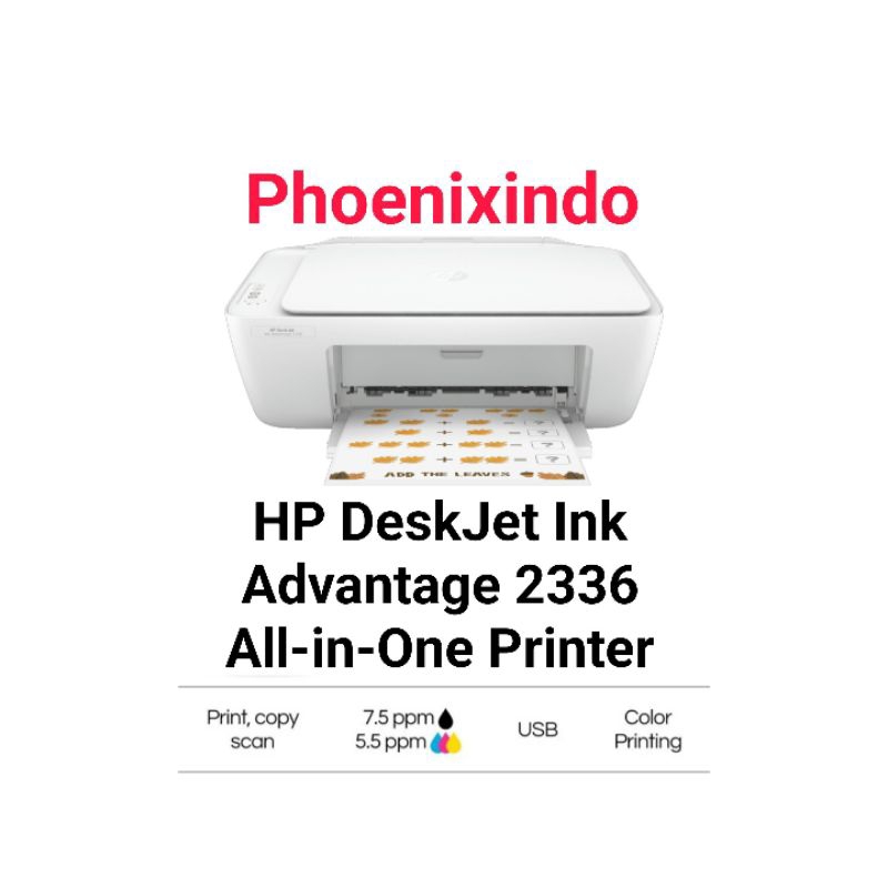 Jual HP DeskJet Ink Advantage 2336 HP2336 HP 2336 Putih White AIO Print ...