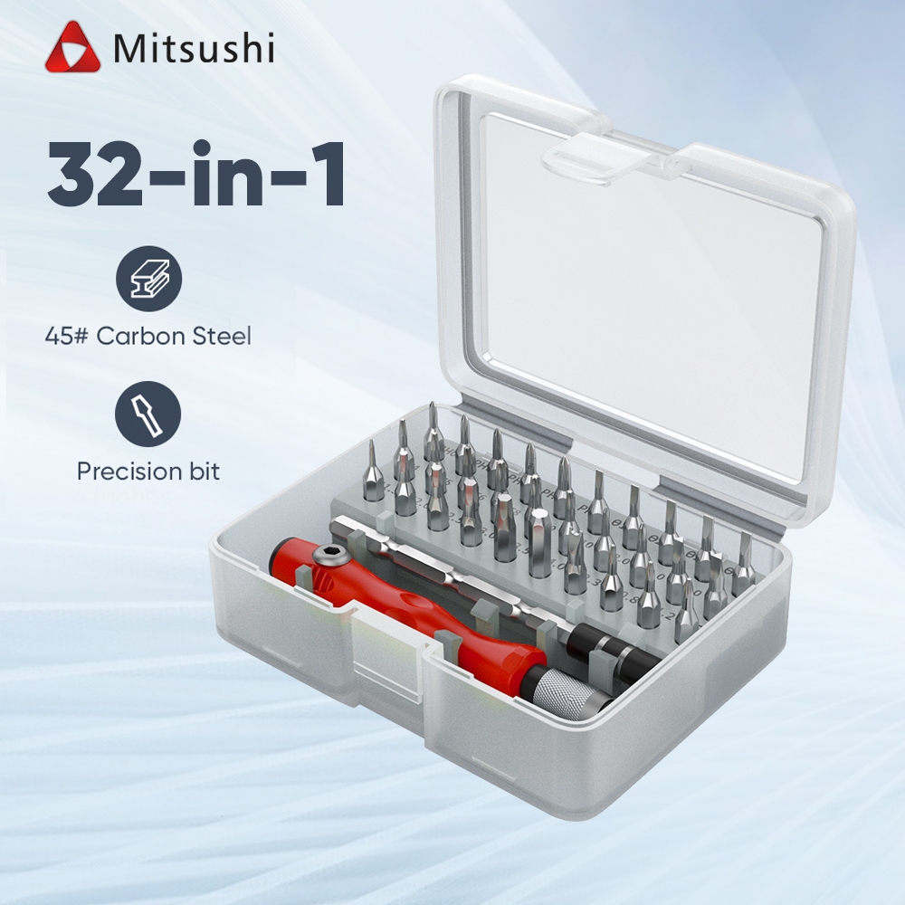 Jual Mitsushi Set Obeng Mini Obeng Elektronik Screwdriver Set Mini In Shopee Indonesia