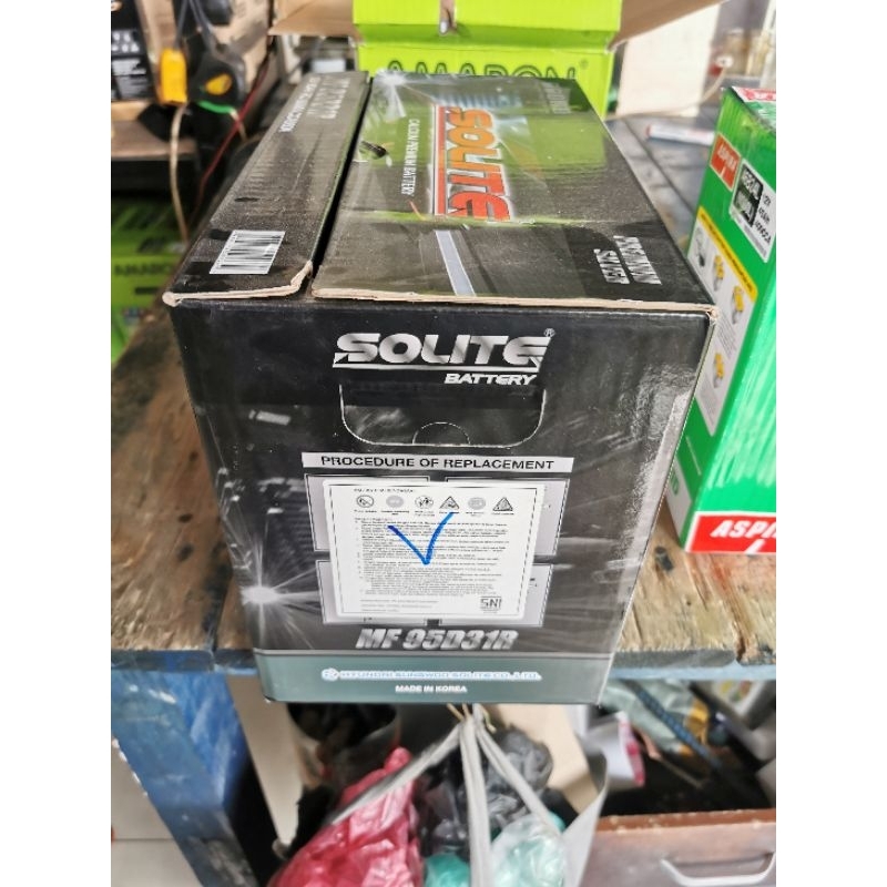 Jual AKI BATERAI KERING SOLITE MF NX120-7/95D31R 80AH L200 FORD RANGER