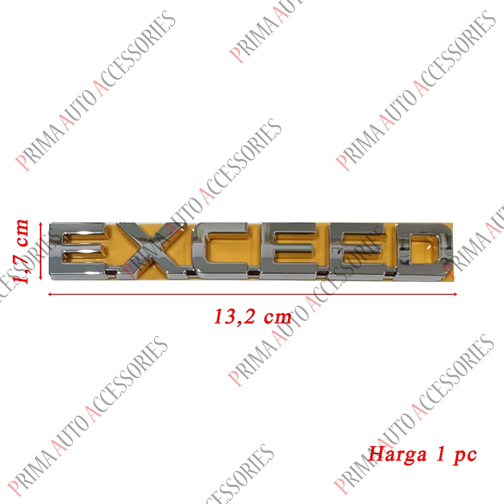 Jual Emblem Bagasi Tulisan EXCEED / ULTIMATE Mobil Xpander 2023 ...