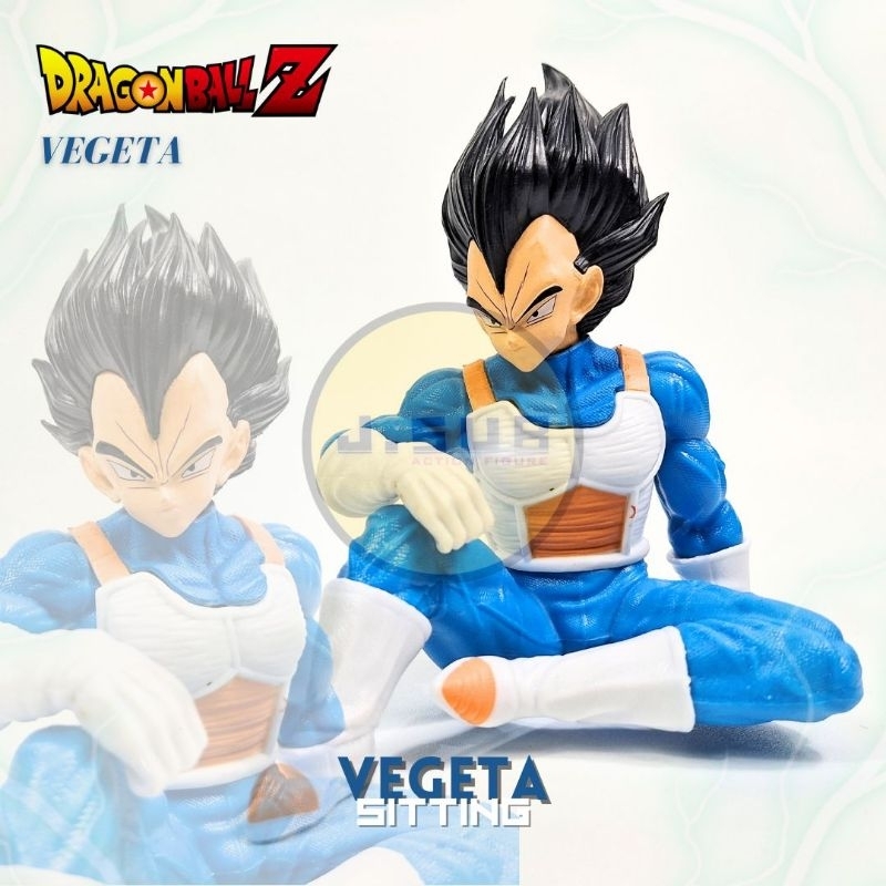 Jual Action Figure Vegeta Statue Dragonball DBZ Sitting Duduk Bezita ...