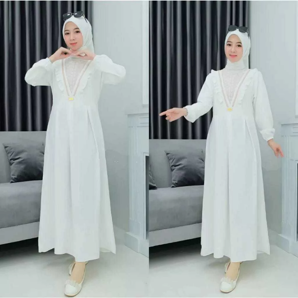 Gamis Crinkle Airflow Premium Viral Hits 2026