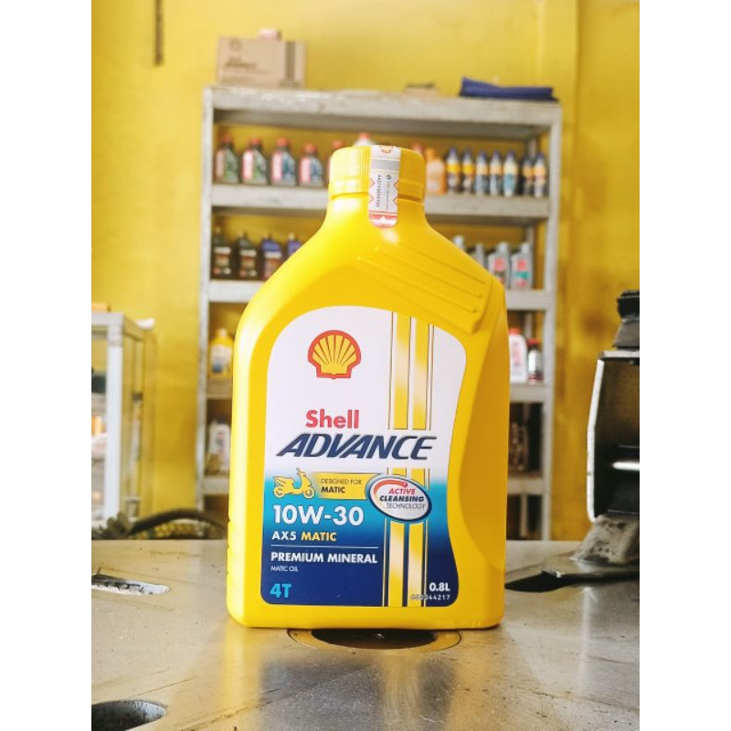 Jual Oli Shell AX5 Matic 10W-30, 20W-40 0,8L (Dijamin Asli) | Shopee ...