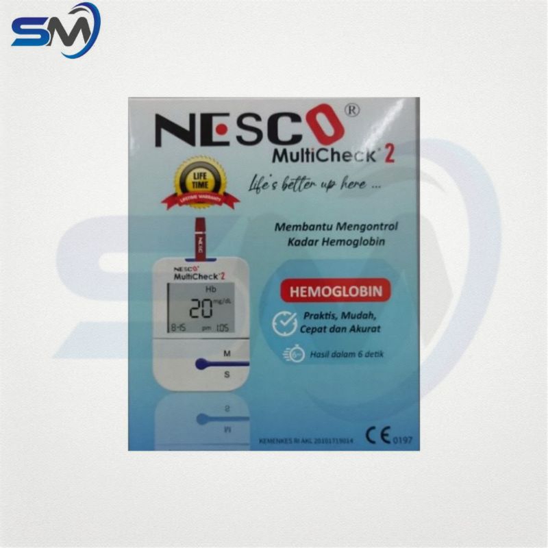 Jual nesco hb/alat cek Hemoglobin Multicheck2 | Shopee Indonesia