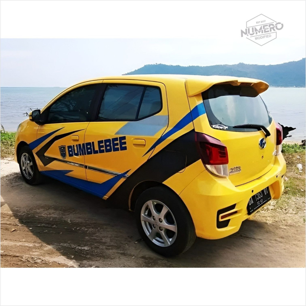 Jual Cutting Sticker mobil brio bumblebee transformers by numero Shopee Indonesia