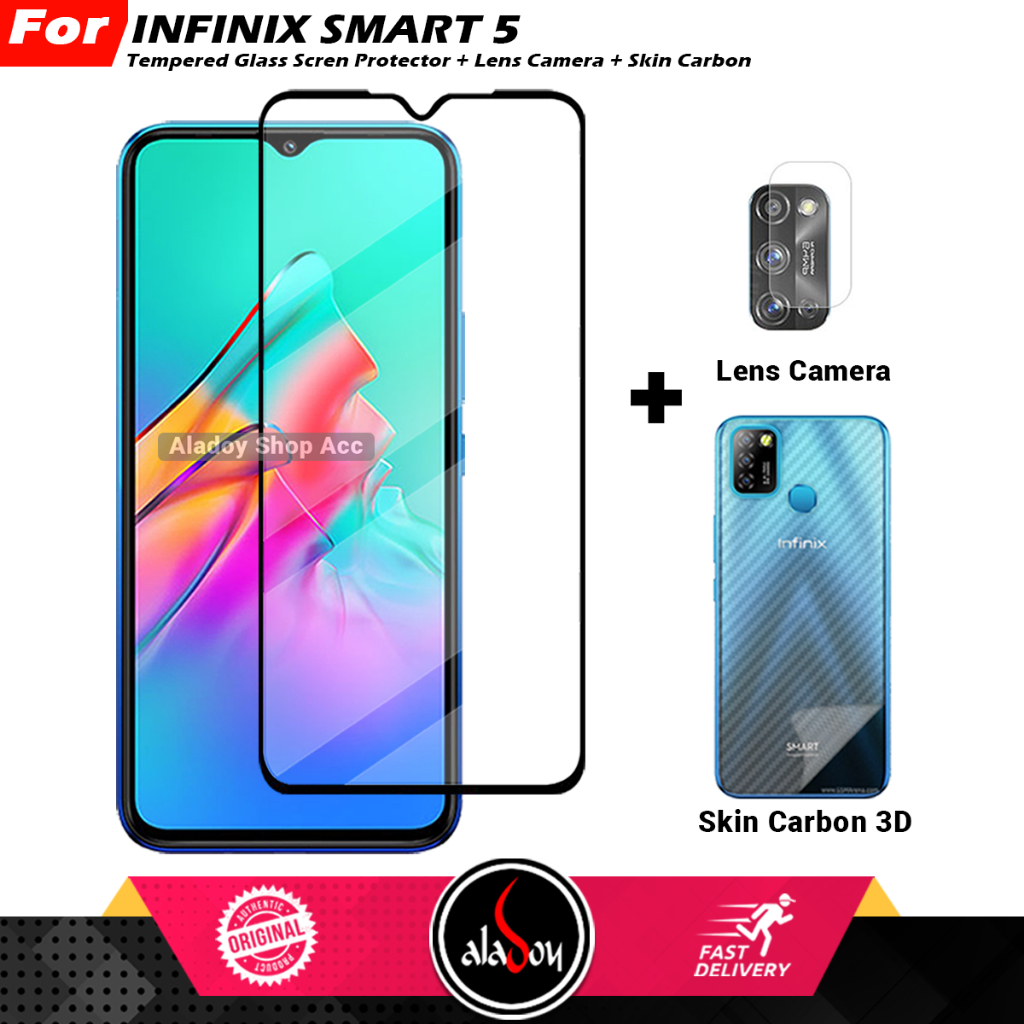 Jual Paket In Tempered Glass Layar Infinix Smart Free Tempered