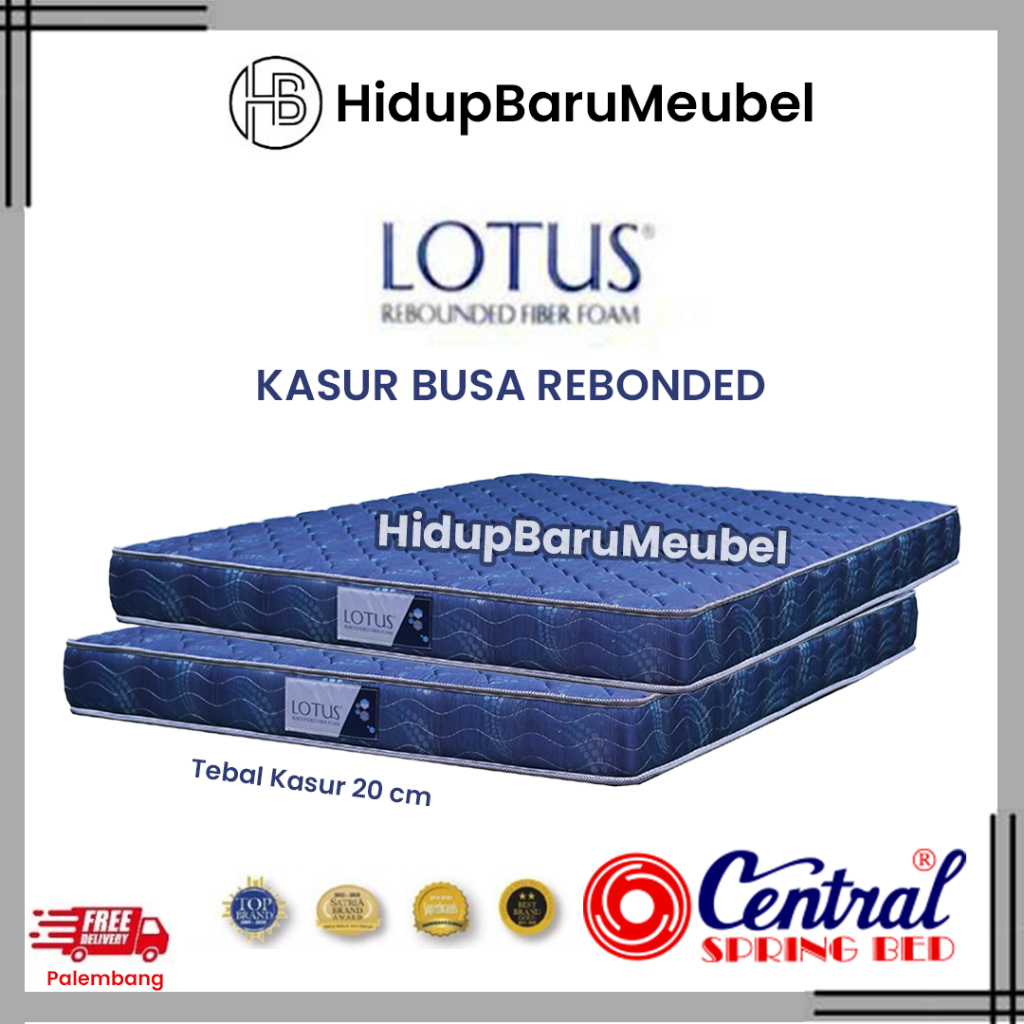 Jual Kasur busa LOTUS by Central Spring bed / foam bergaransi lotus ...