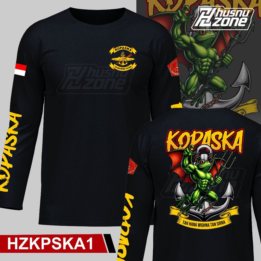 Jual Kaos Militer Tentara Kopaska Pasukan Elit Force Army Komando Pasukan Katak Frogman Frog Man