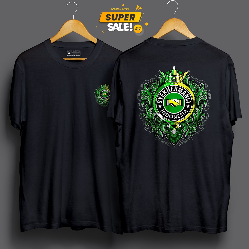 Jual KAOS KATA KATA SYEKHERMANIA LOGO SYEKHERMANIA INDONESIA DEPAN ...