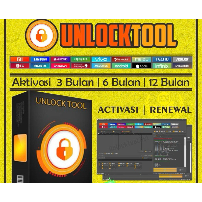 Jual UNLOCK TOOL NEW UPDATE RELEASE ACTIVATION 2024 Shopee Indonesia