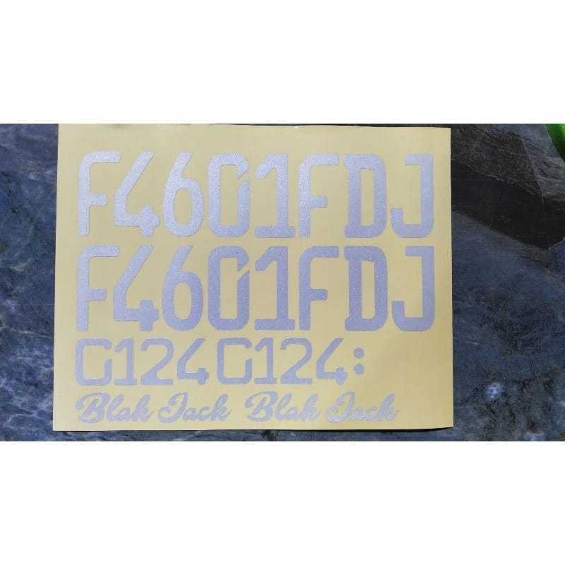 Jual STICKER PLAT NOMOR MOTOR | Shopee Indonesia