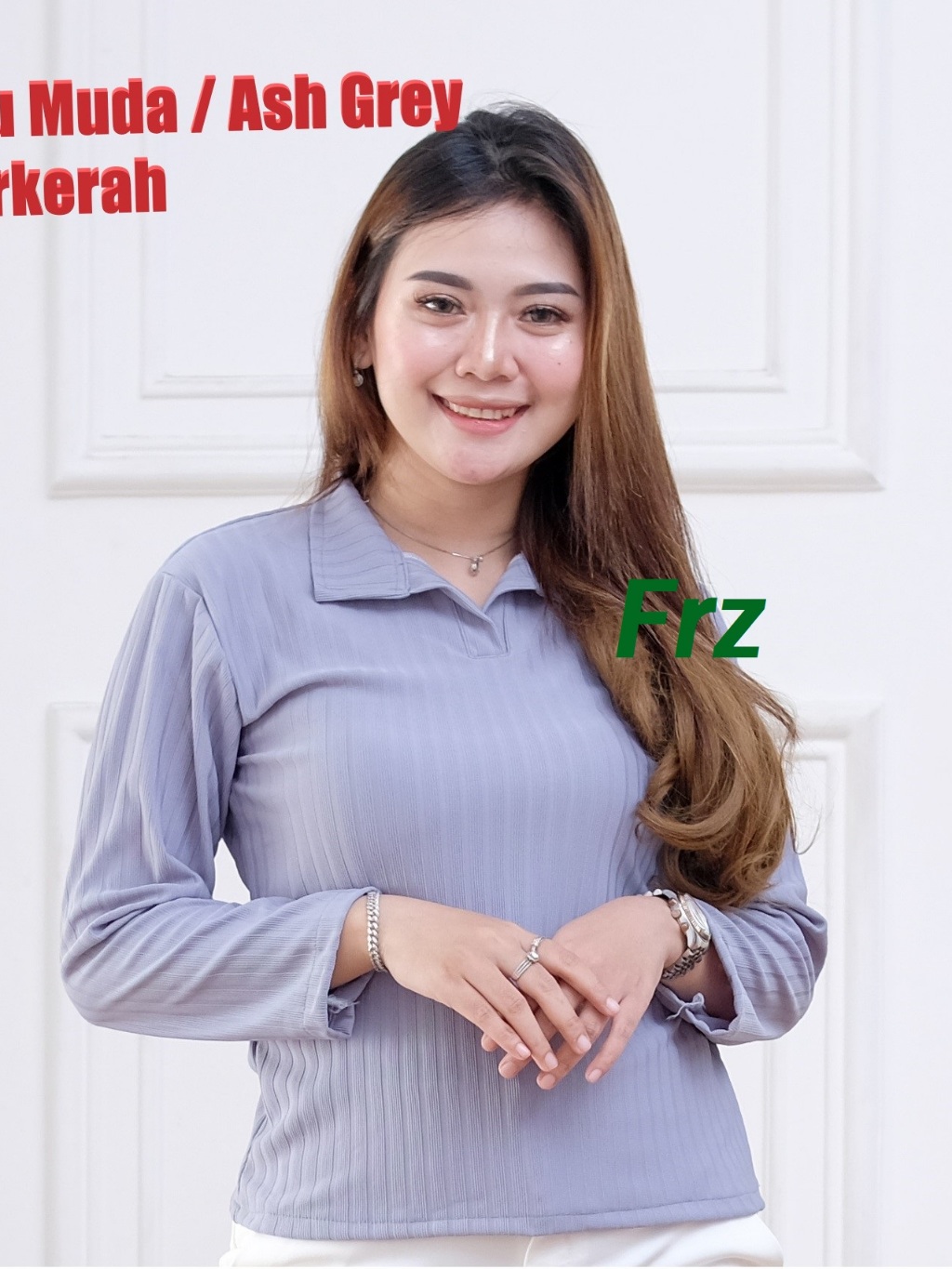 Jual Baju Kaos Lengan Panjang Knit Hornet Berkerah Dan Non Kerah Ukuran