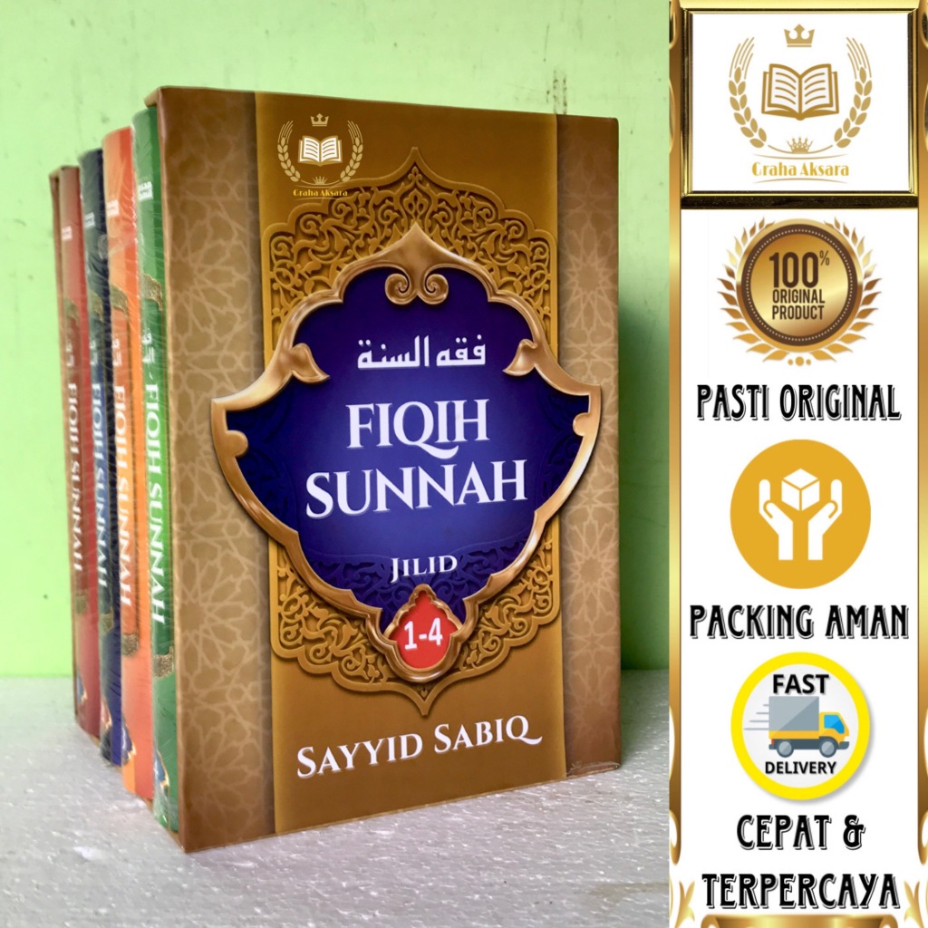 Jual Paket Box Set Buku Fiqih Sunnah 4 Jilid Sayyid Sabiq Shopee