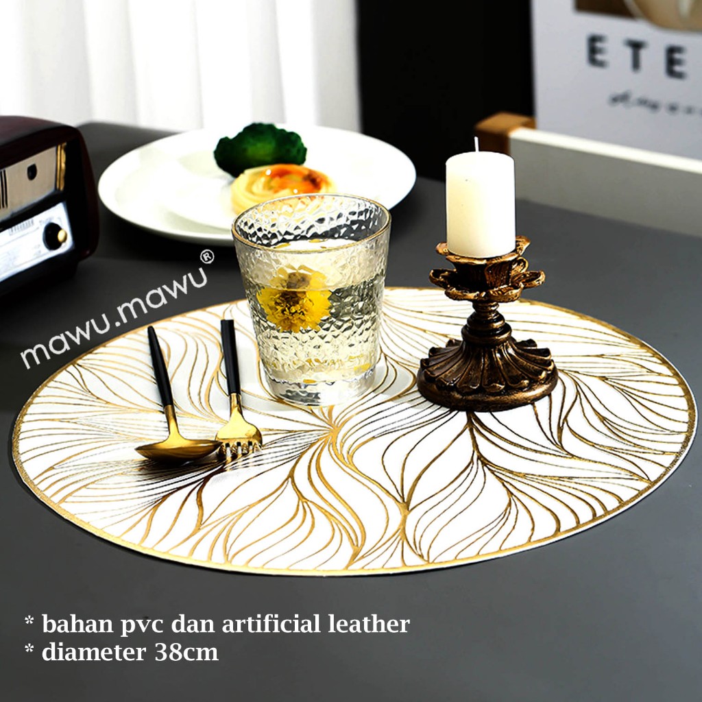 Jual Mawumawu Tatakan Meja Makan Alas Sendok Piring Pvc Aesthetic Table