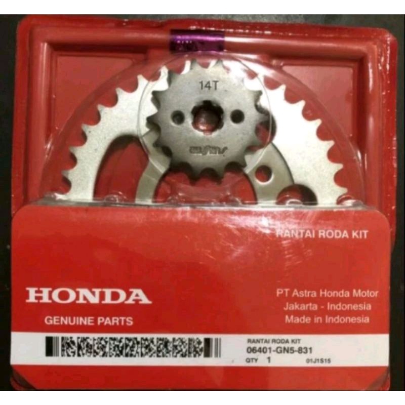 Jual GEAR SET Paket rantai Gir Honda Grand Astrea Grand Legenda GN5
