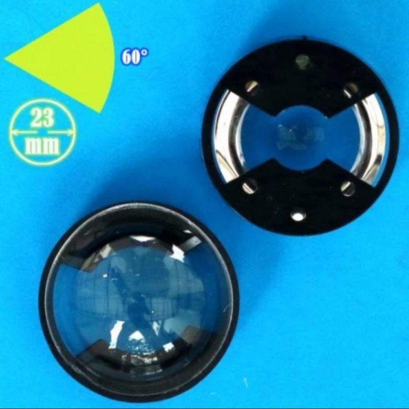 Jual Lensa led hpl convex Sudut cahaya 60 derajat 1-5wat | Shopee Indonesia