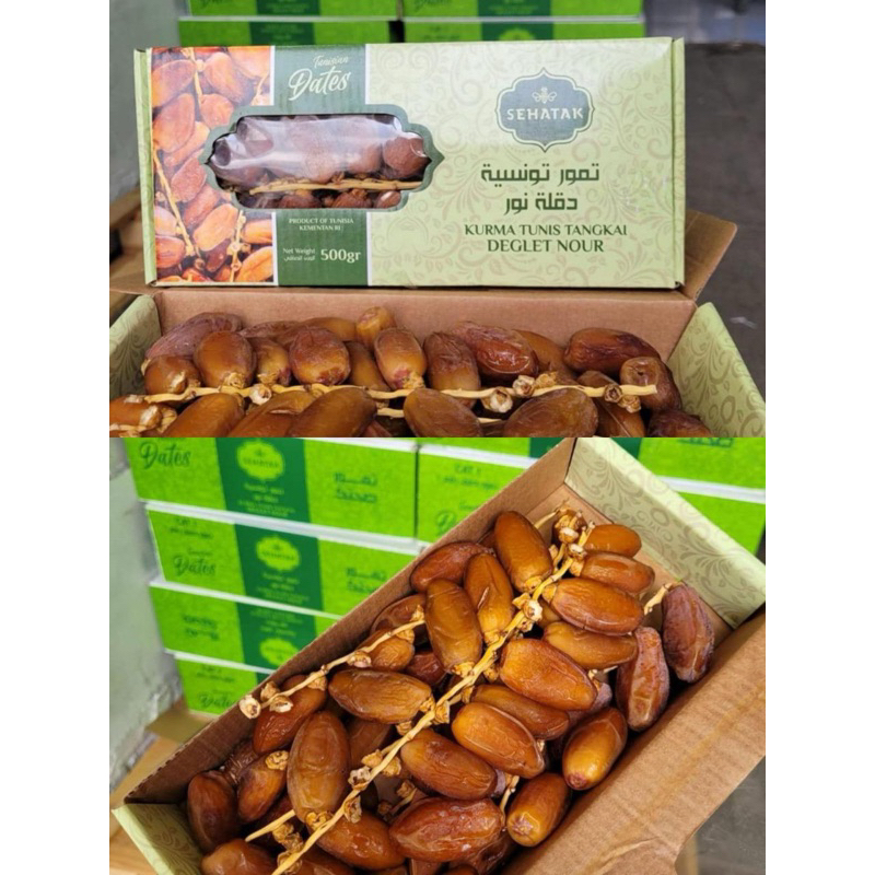 Jual ( 500 gr) Kurma tunisia tangkai sehatak / tunis tangkai ori ...