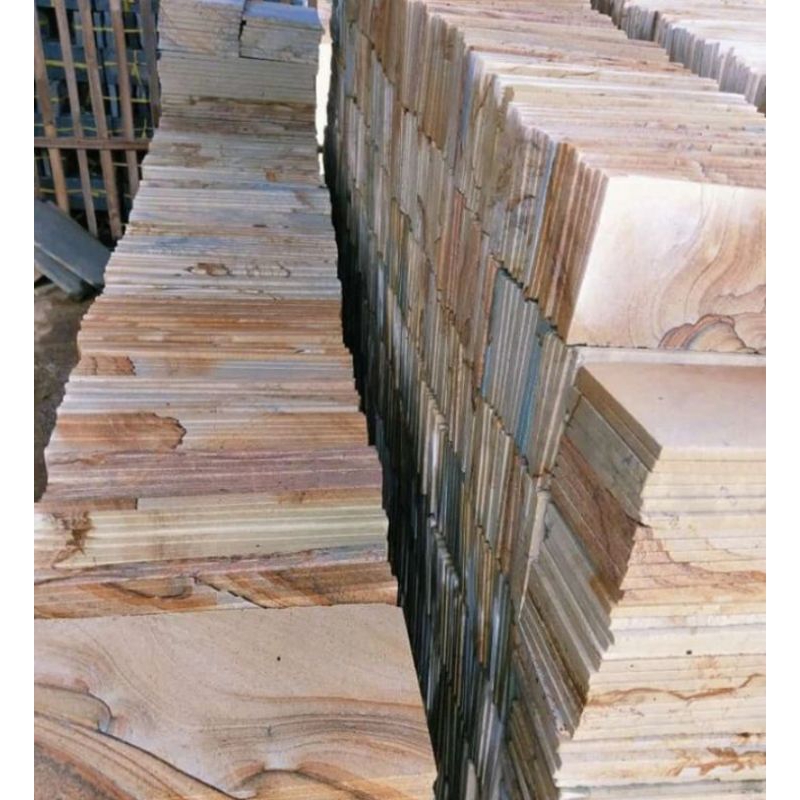 Jual batu Palimanan rtm (rata mesin) 15×30cm/batu palem/batu alam ...