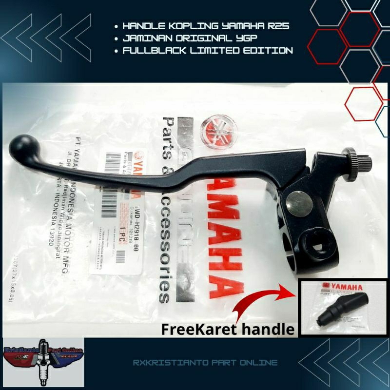 Jual Handle handel rem dan kopling R25 MT25 hitam original | Shopee ...