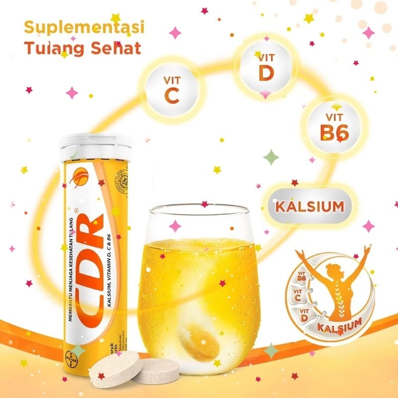 Jual CDR Isi 10 Tablet Rasa Jeruk - Suplemen Vitamin C | Shopee Indonesia