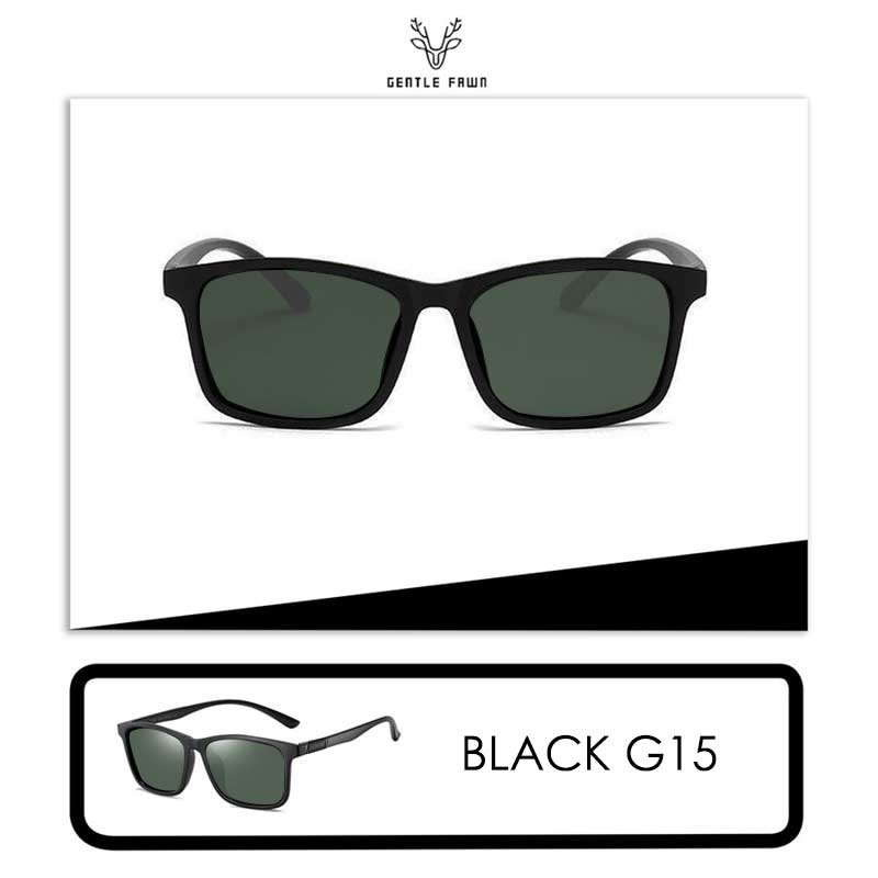 Jual Gentle Fawn Kacamata Hitam Sunglases Polarized Hitam Anti Silau Bahan Tr Bentuk Kotak