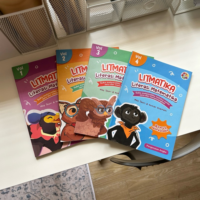Jual Buku Literasi Matematika LITMATIKA (Vol 1-4)/ Buku Anak / Buku ...