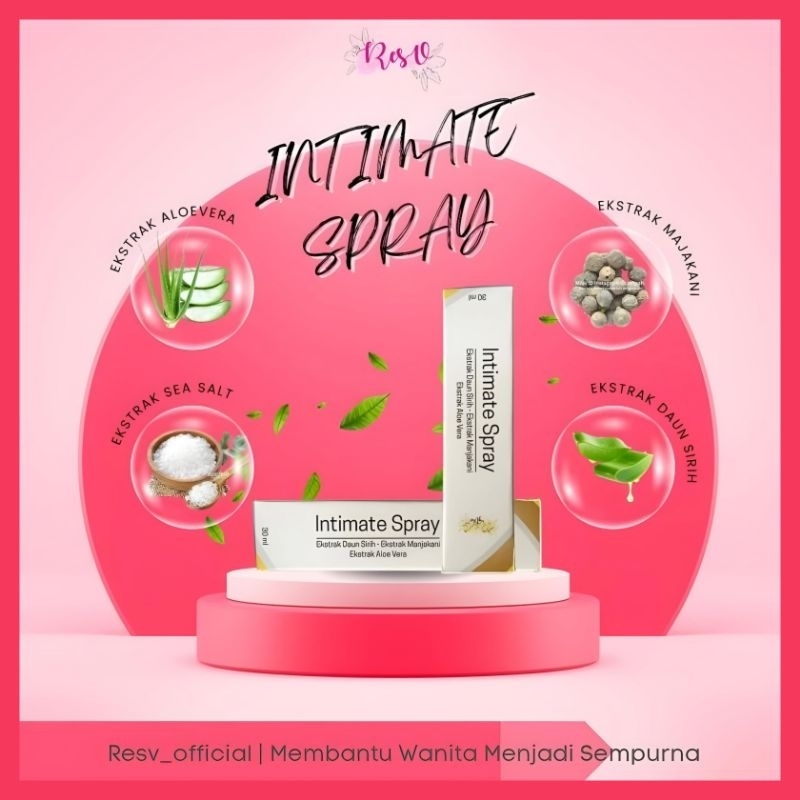 Jual ( BEST SELLER ) INTIMATE SPRAY & BRIGHTENING BY RES V BPOM ...