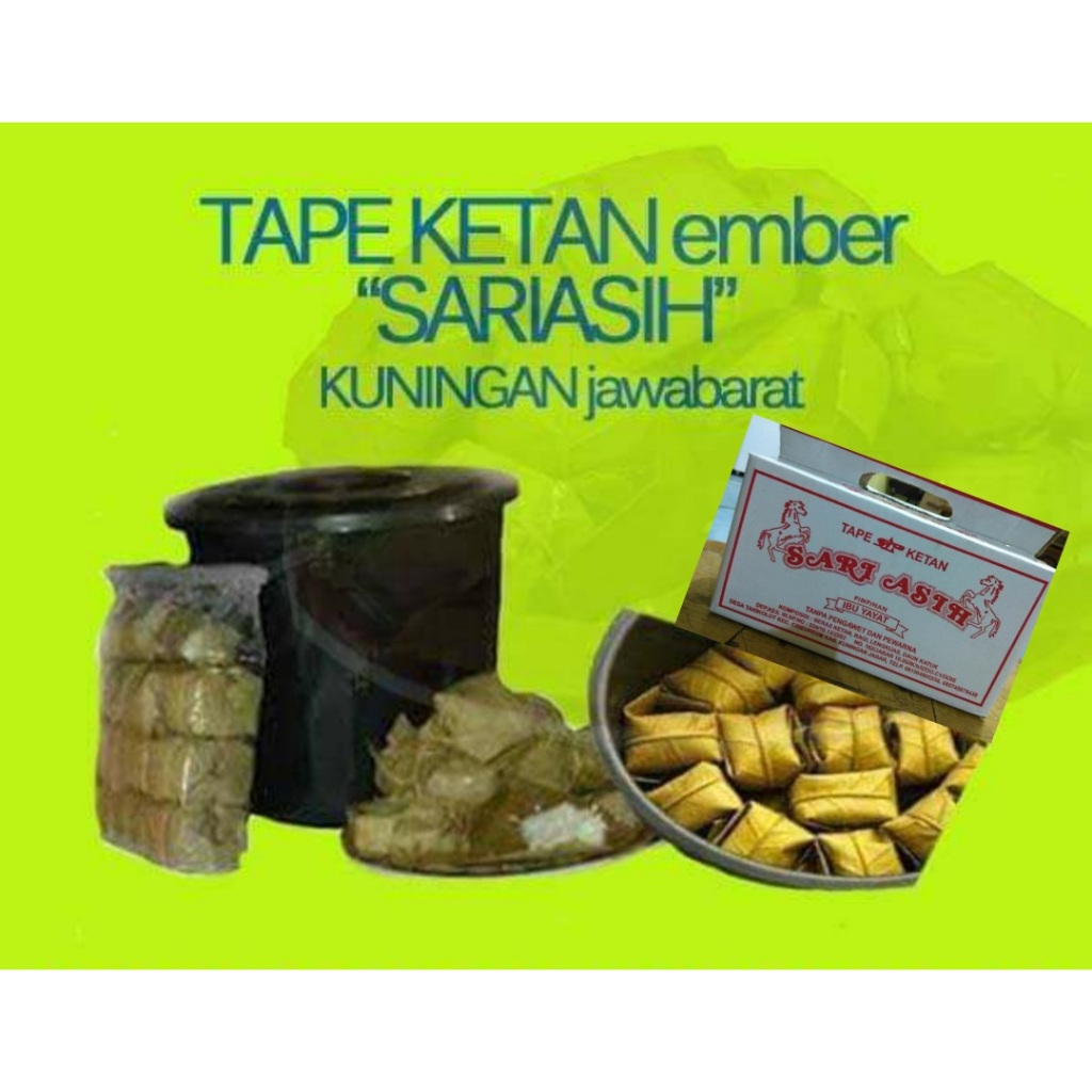 Jual Open PO Tape Ketan Khas Kuningan Jawa Barat Ember/Dus Shopee