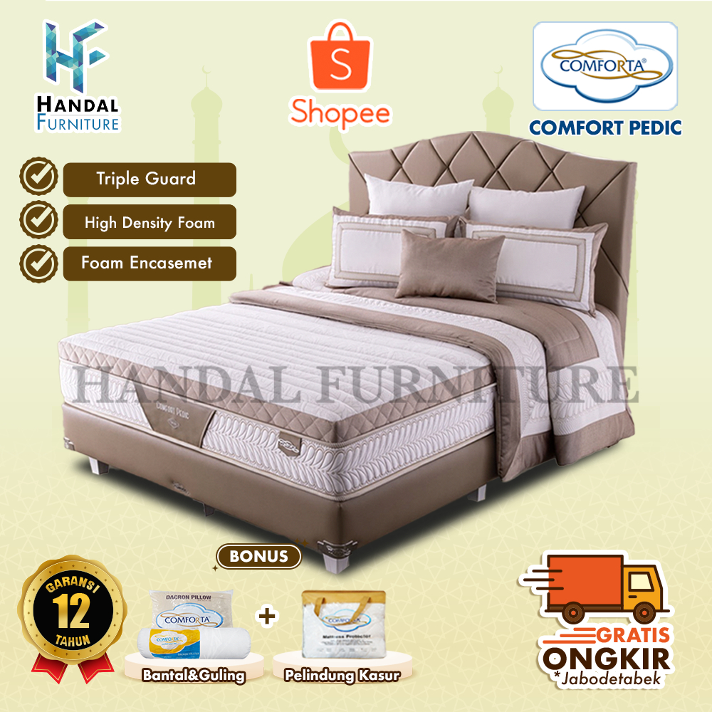 Jual Comforta Set Kasur Spring Bed Comfort Pedic | Shopee Indonesia