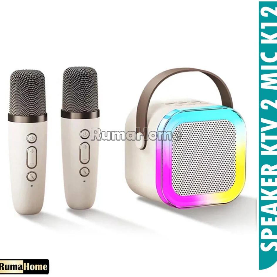 Jual PmM Karaoke Speaker Bluetooth 2 mic 1 set garansi 1 tahun Mini ...