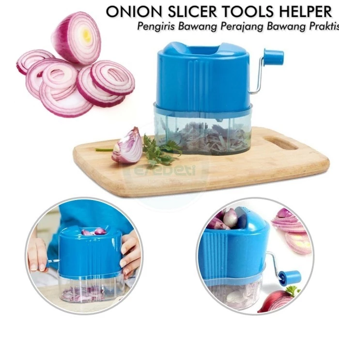 Alat Helper Pengiris Bawang Slicer / Alat Penghalus Bawang / Peranjang Bawang Onion Slicer Praktis | AutoStock
