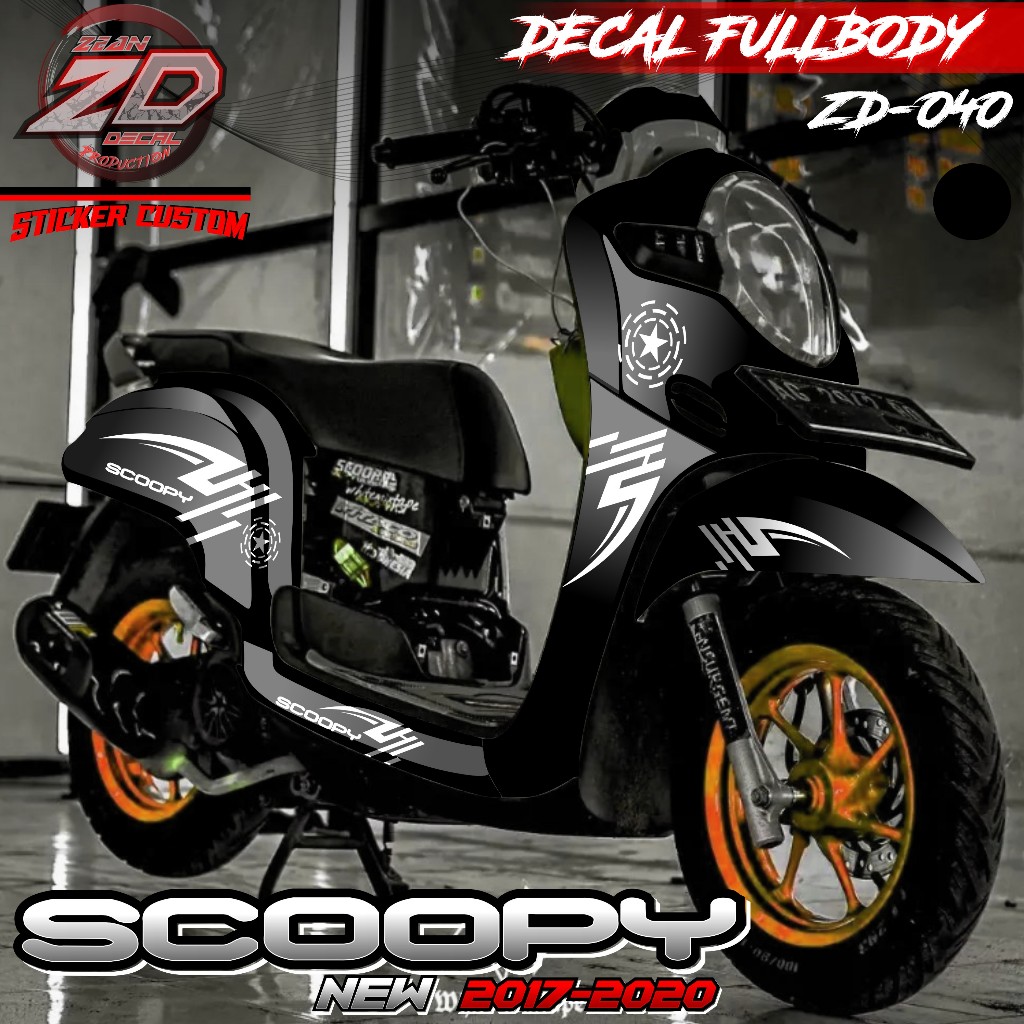 Jual (PROMO COD) TERBARU Decal Sticker Variasi Scoopy Fi New 2017 2018 ...