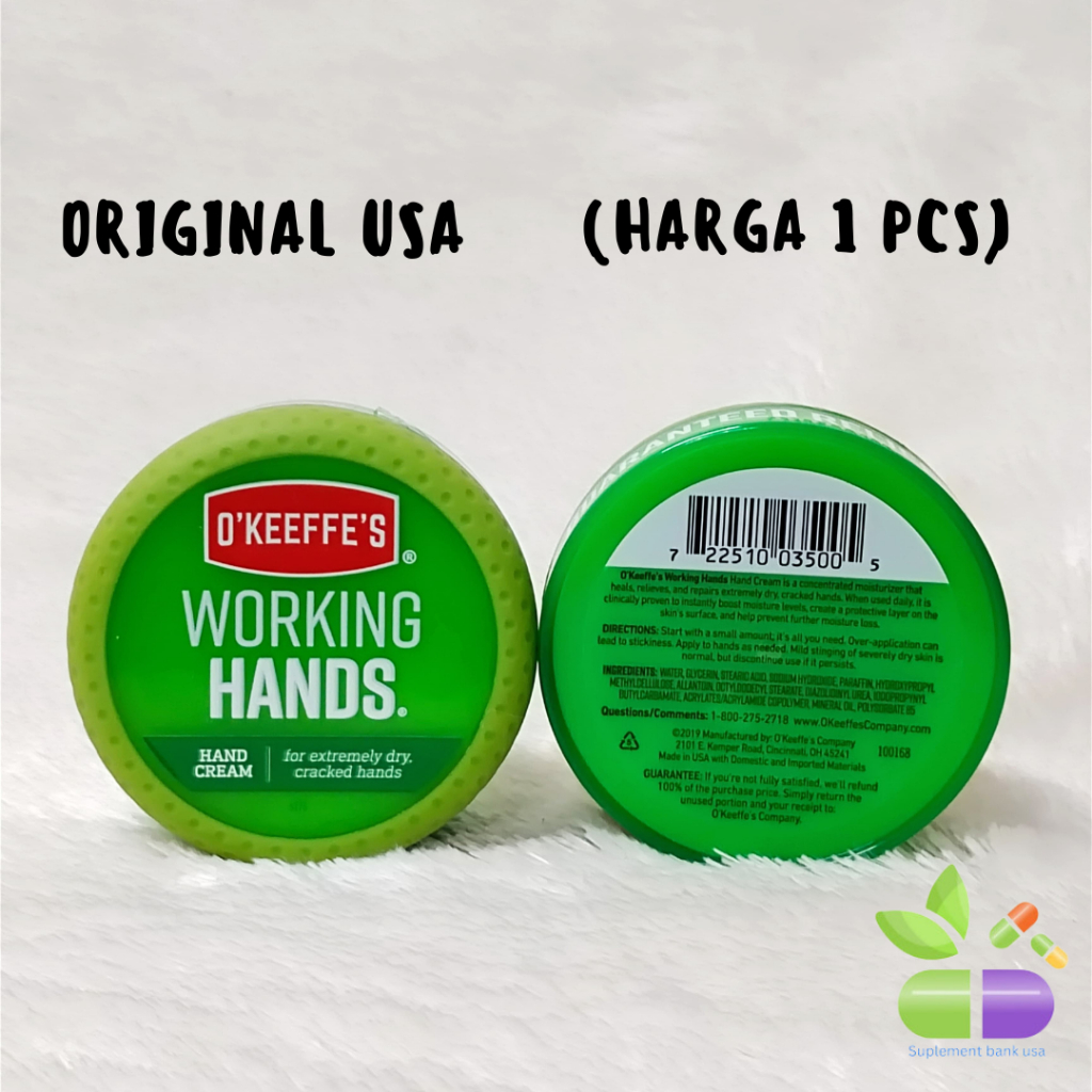 Jual O Keeffes working hands hand cream perawatan tubuh perawan tangan  perawatan kecantikan | Shopee Indonesia