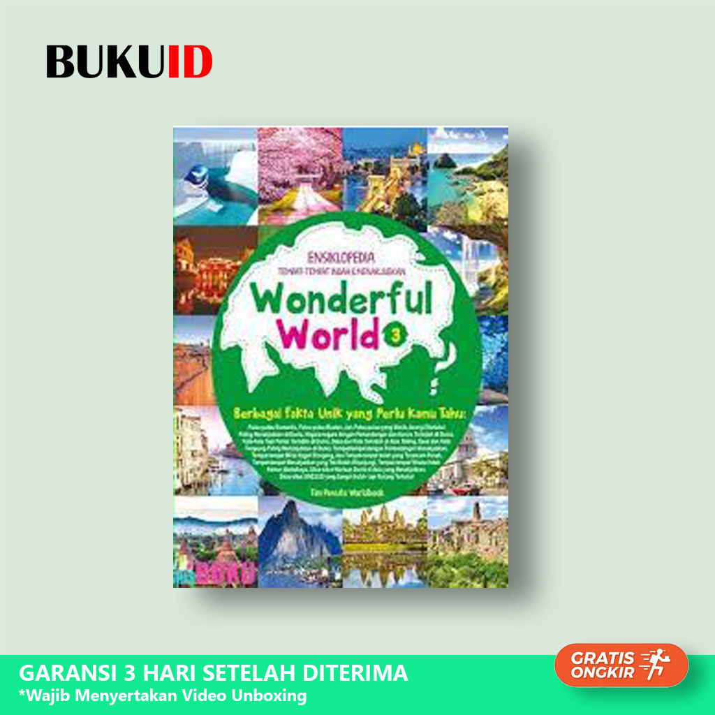 Jual Buku Wonderful World 3, Ensiklopedia Tempat-Tempat Indah Dan ...