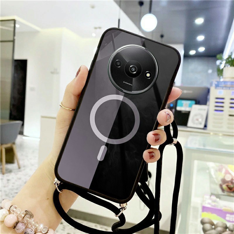 Jual Softcase Kaca Tali Case Xiaomi Redmi A3 2024 TERBARU [K79