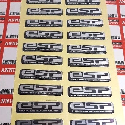 Jual logo emblem esp hitam harga satuan | Shopee Indonesia