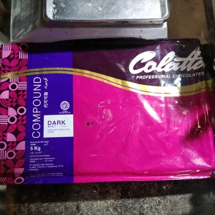 Jual Colatta Dark Compound 5 kg, Coklat Batang Colatta 5 kg | Shopee ...