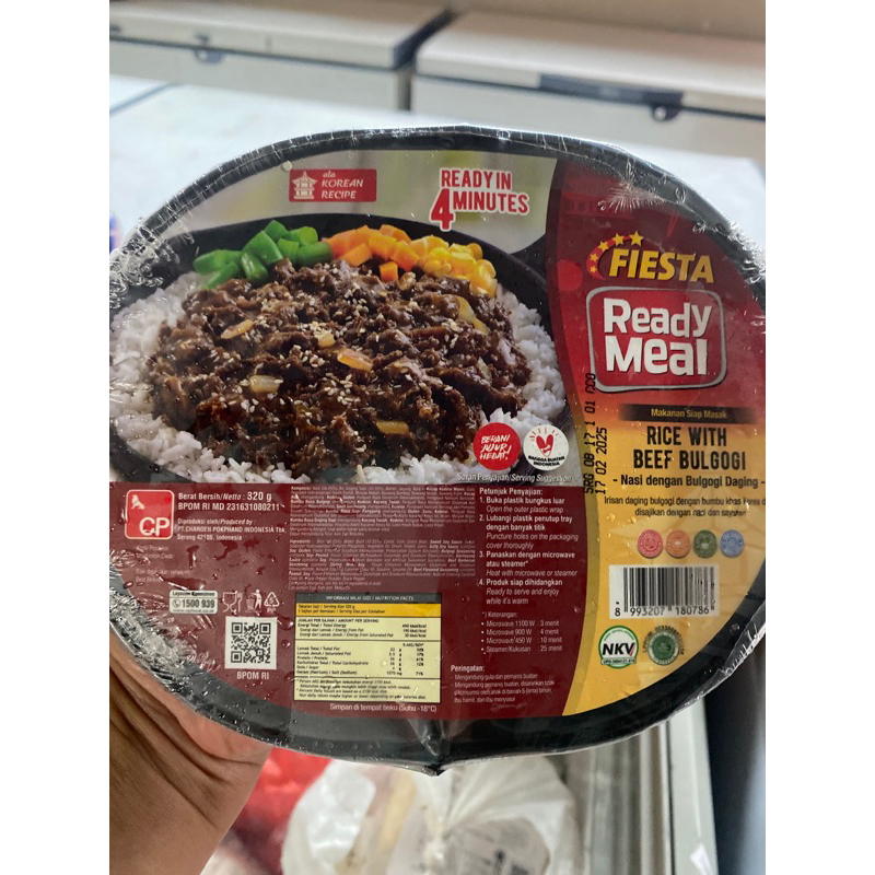 Jual fiesta ready to meal rice with beef bulgogi | Shopee Indonesia