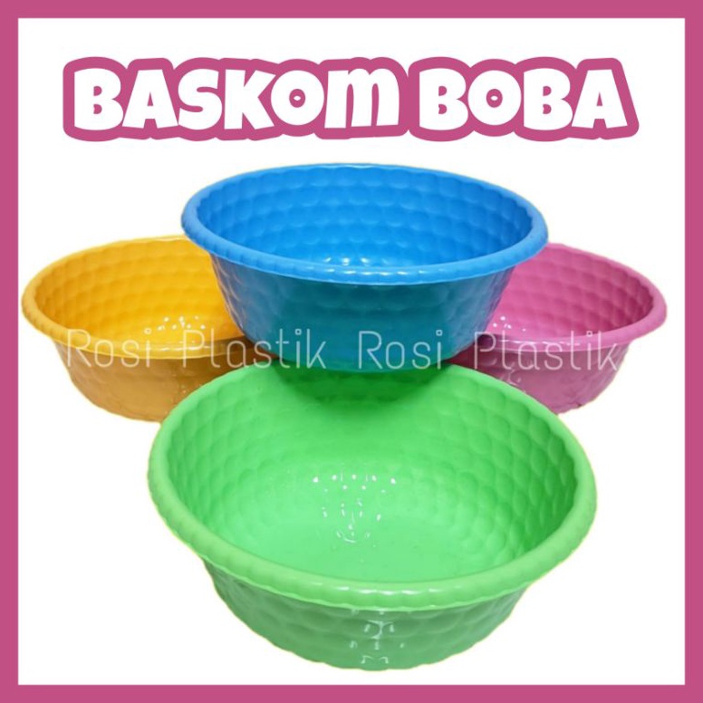 Jual Potongan Spesial Baskom Boba Viral Isi 12 PCS 1 LUSIN Besek ...