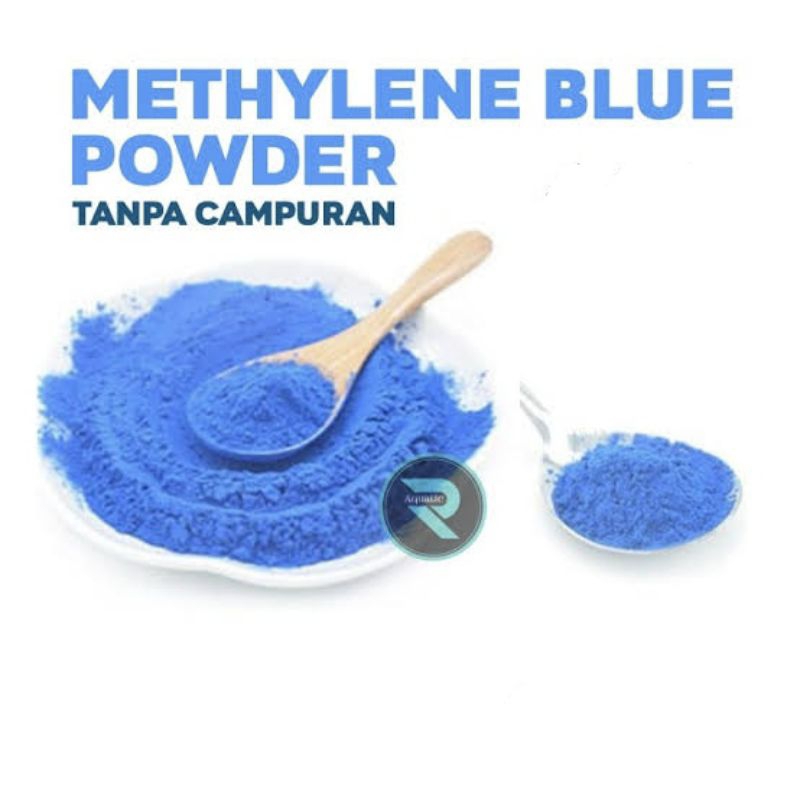 Jual METHYLENE BLUE / METHLYLENE BUBUK OBAT BIRU IKAN ORIGINAL METHYLIN ...