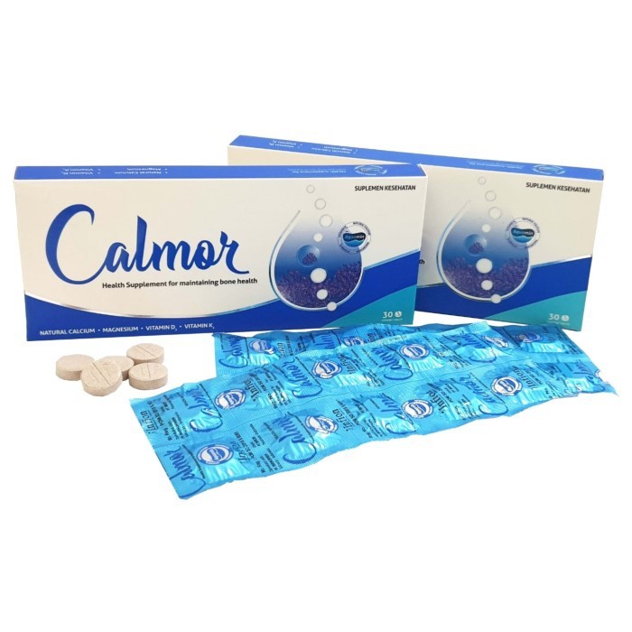 Jual CALMOR Suplemen Tulang Rasa Coklat with Aquamin / Kalsium Ibu ...