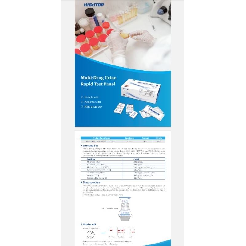 Jual DRUG TEST FREE PLUS 6 PARAMETER ISI 20 AKL KEMENKES TEST URINE ABUSE EXPIRED PANJANG