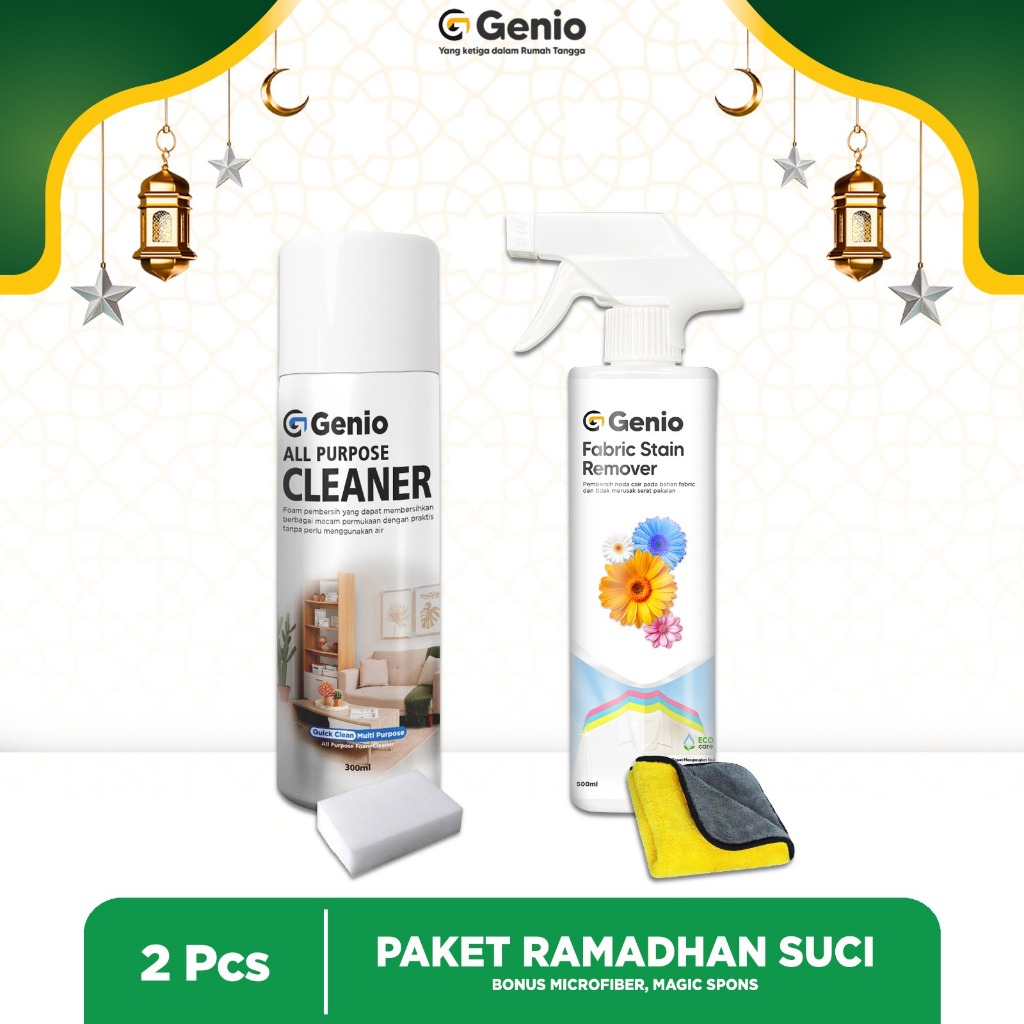 Jual Genio Paket RAMADAN SUCI [All Purpose Cleaner, Fabric Stain