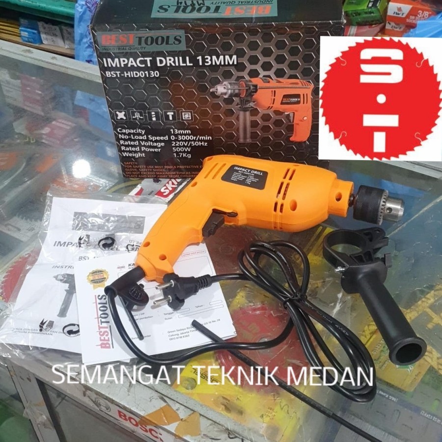 Jual Mesin Bor Tangan Tembok Beton Impact Drill Mm Watt Besttools