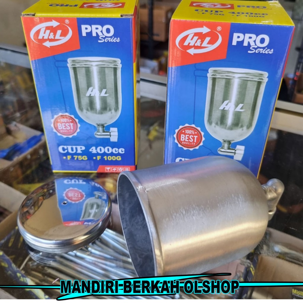 Jual Tabung Spray Gun F100 F75 K2 K3 R3 R2 Cup 400 ML / Tabung Cat ...