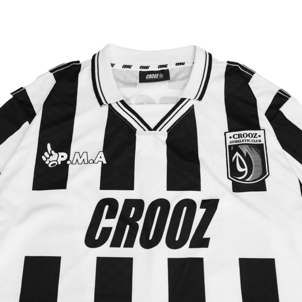 Jual CROOZ PMA CLASSIC JERSEY WHITE BLACK STRIPE | Shopee Indonesia