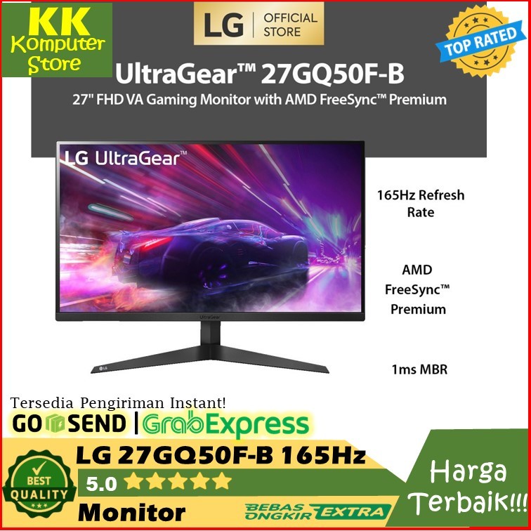 Jual Monitor Lg Ultragear 27 27gq50f B Ips Full Hd 165hz Gaming Monitor 27 Inc Shopee Indonesia 5635