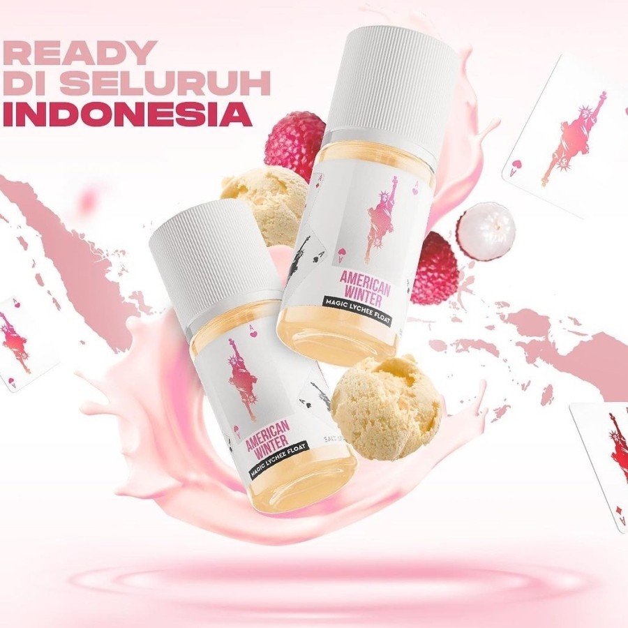 Jual AMERICAN WINTER MAGIC LYCHEE FLOAT 30ML SALT NIC BY HERO57 E ...