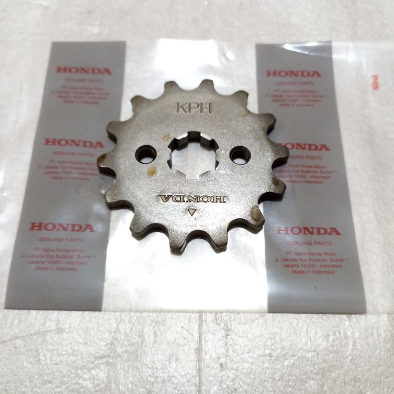 Jual gir gear depan ukuran 420 14 T honda supra 125 kirana karisma kode