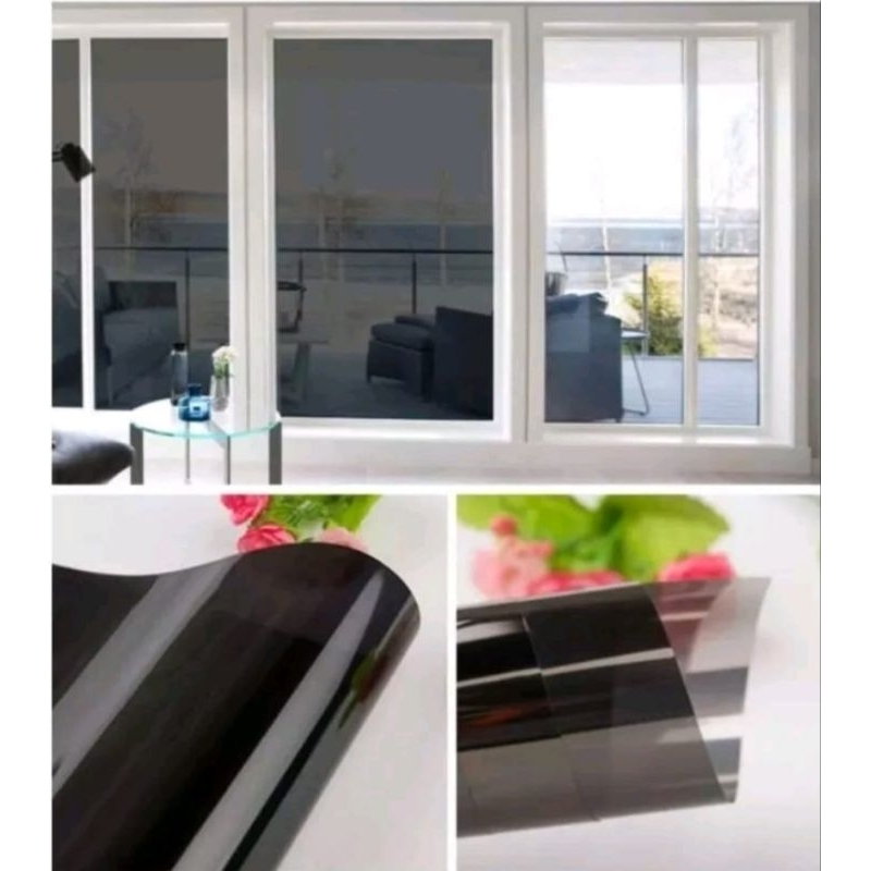 Jual KACA FILM RYBEN HITAM PEREDAM PANAS MATAHARI ANTI UV STICKER KACA ...
